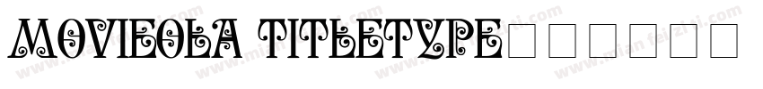 movieola titletype字体转换